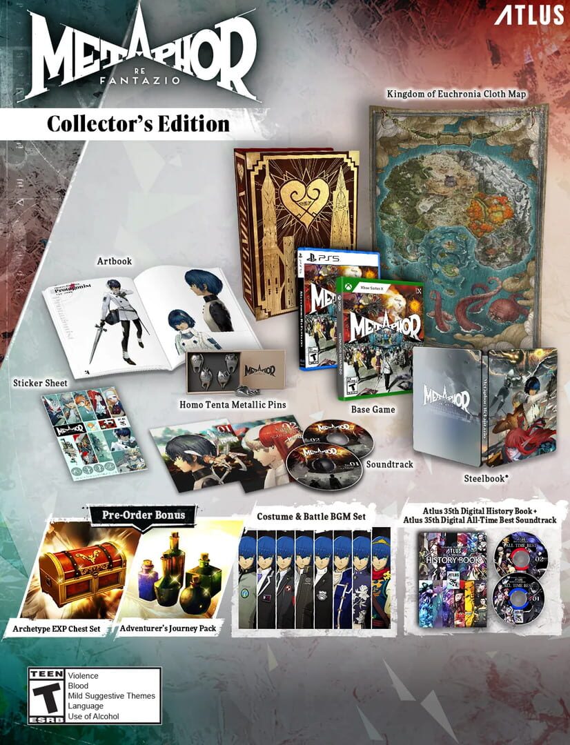 Artwork for Metaphor: ReFantazio - Collector's Edition