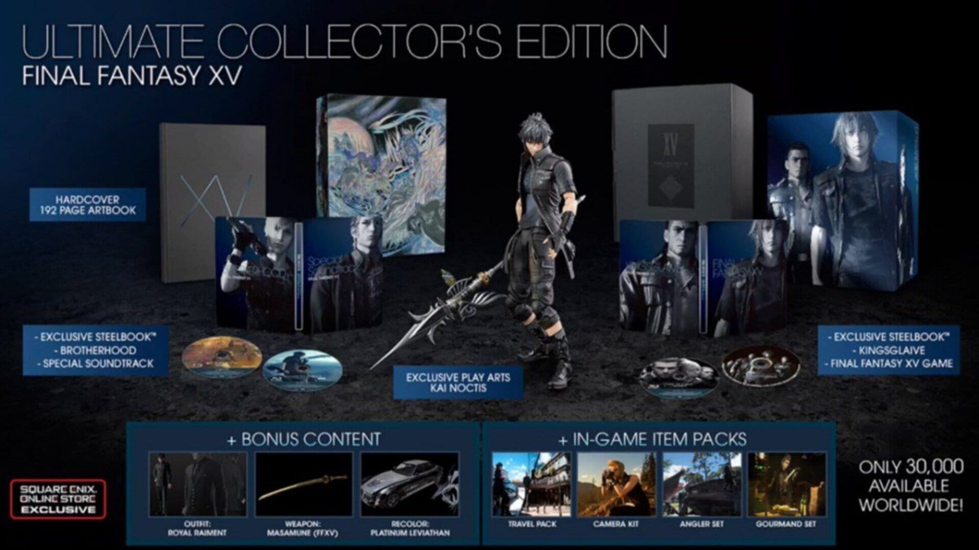 Artwork for Final Fantasy XV: Ultimate Collector's Edition