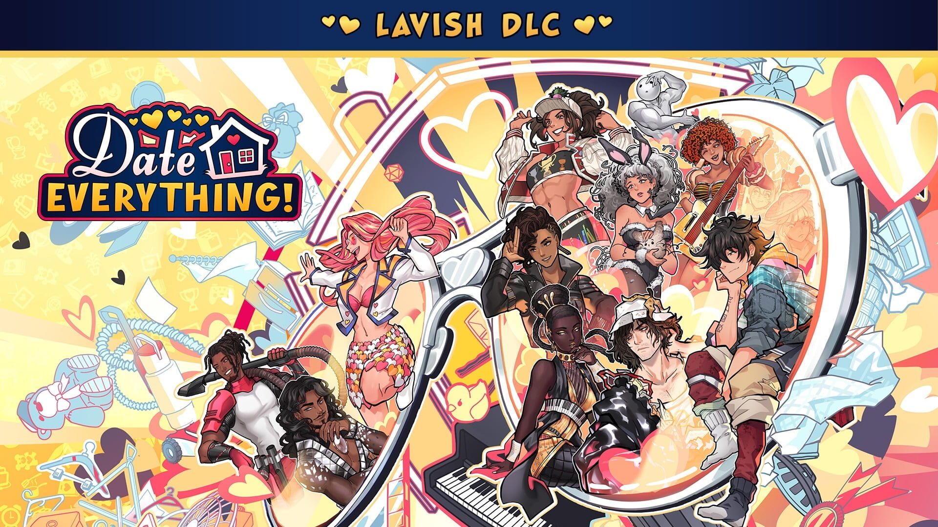 Date Everything!: Lavish DLC artwork