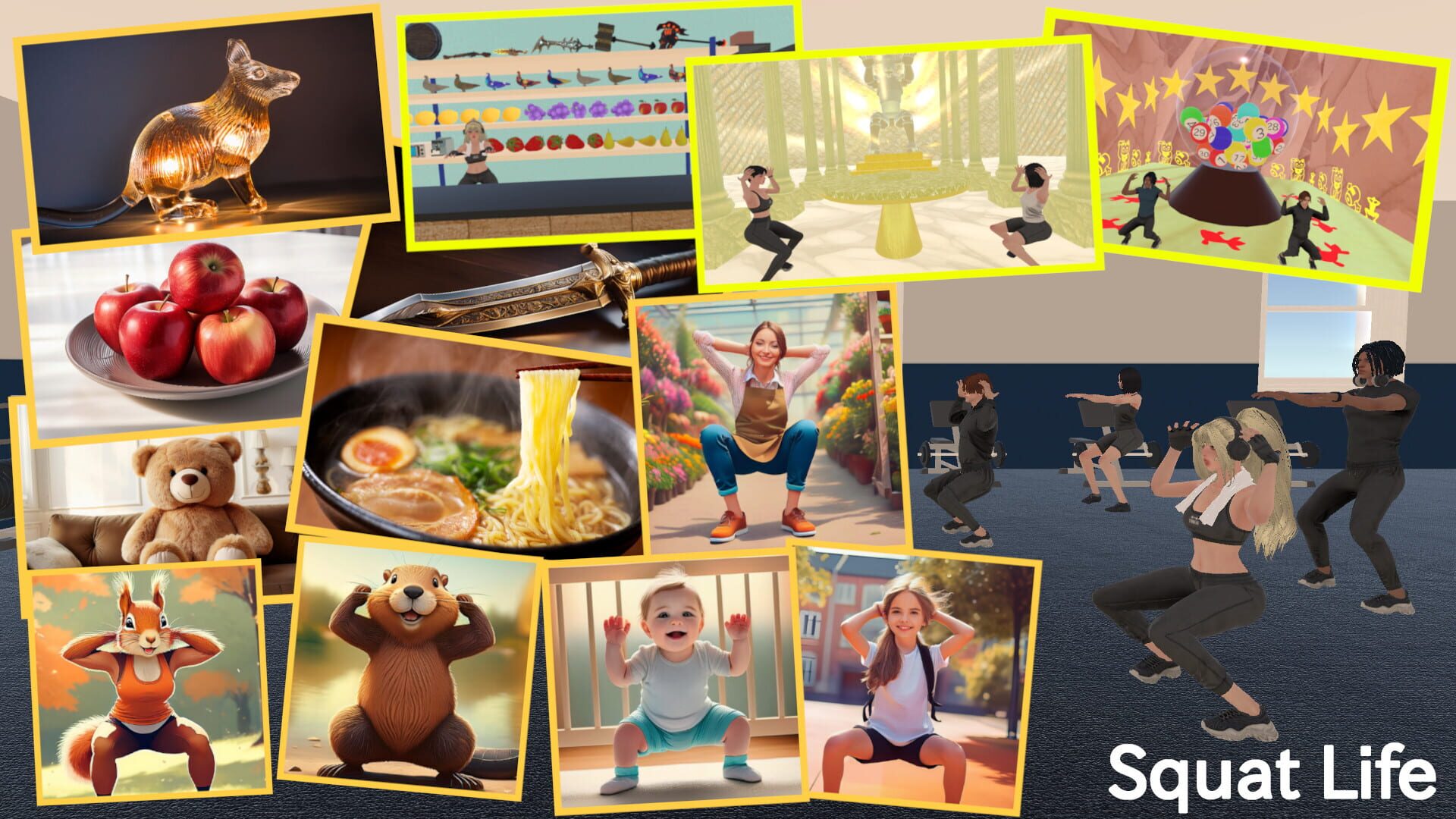 Squat Life artwork