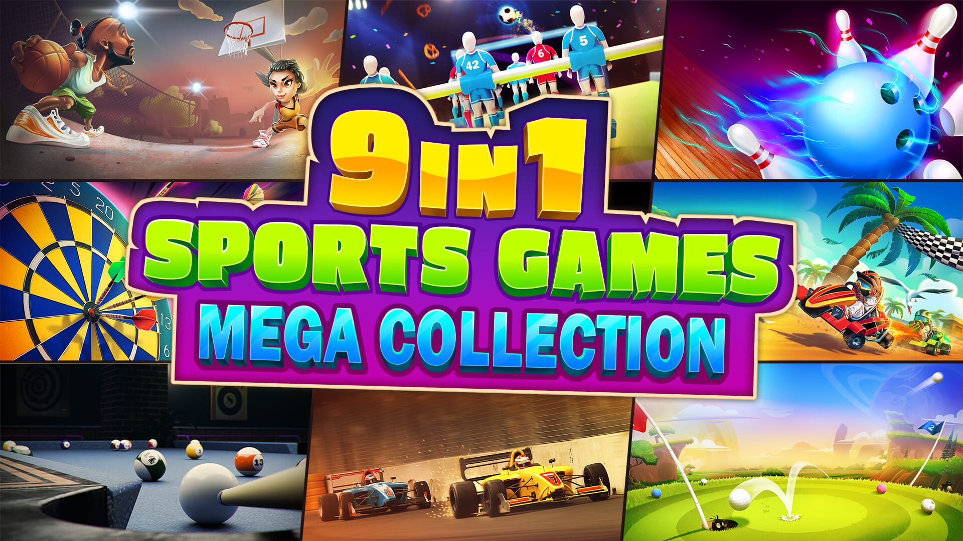 Artwork for 9 in 1 Sports Games Mega Collection