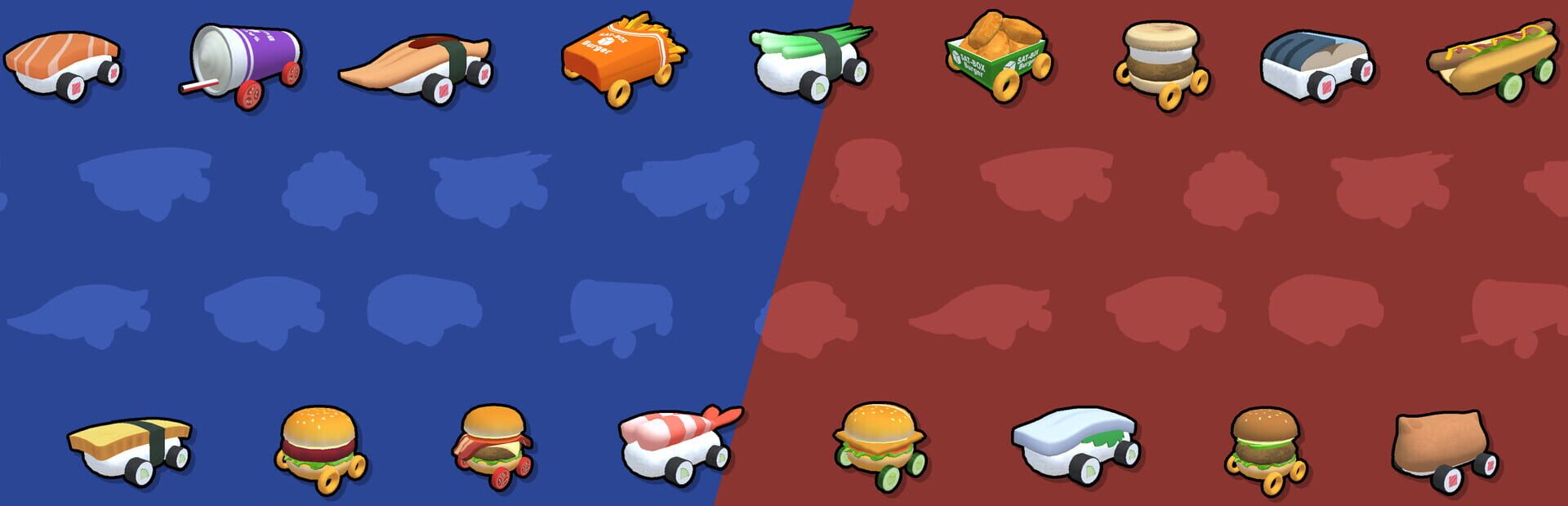 Sushi vs. Burger Race artwork