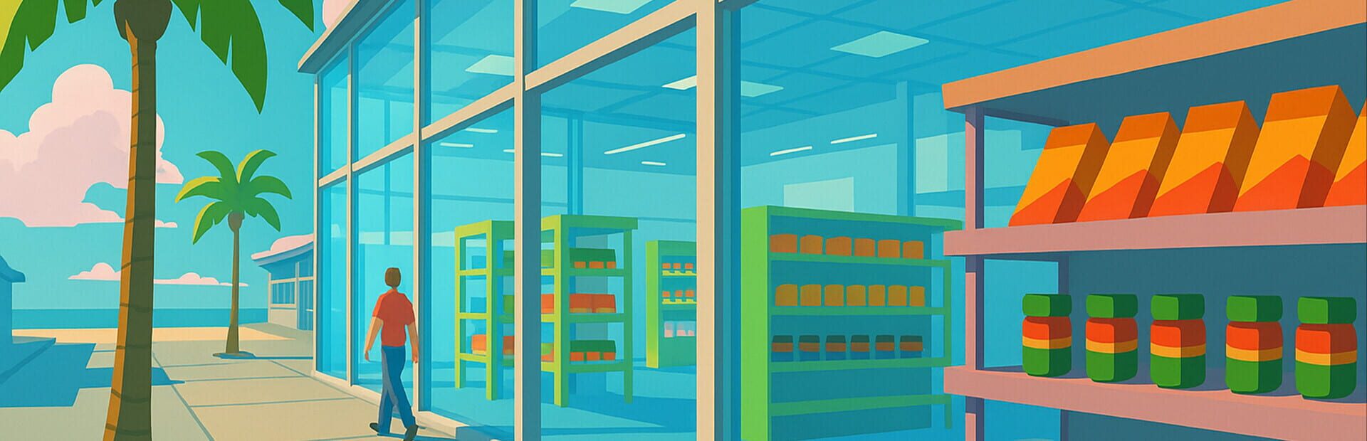 Artwork for Island Supermarket Simulator