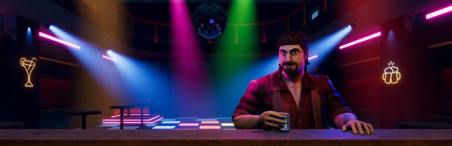 Artwork for Under the Disco Lights: 80's Bar Simulator