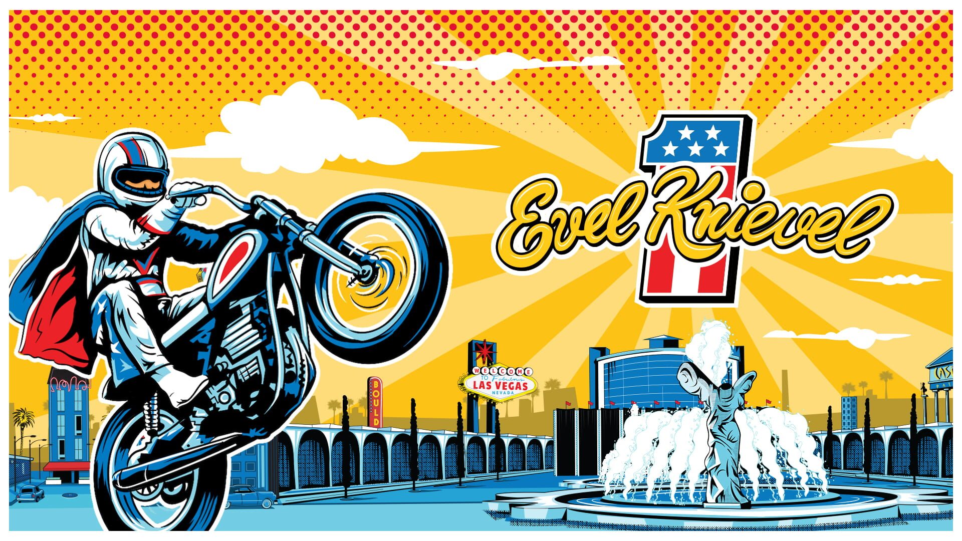 Evel Knievel artwork