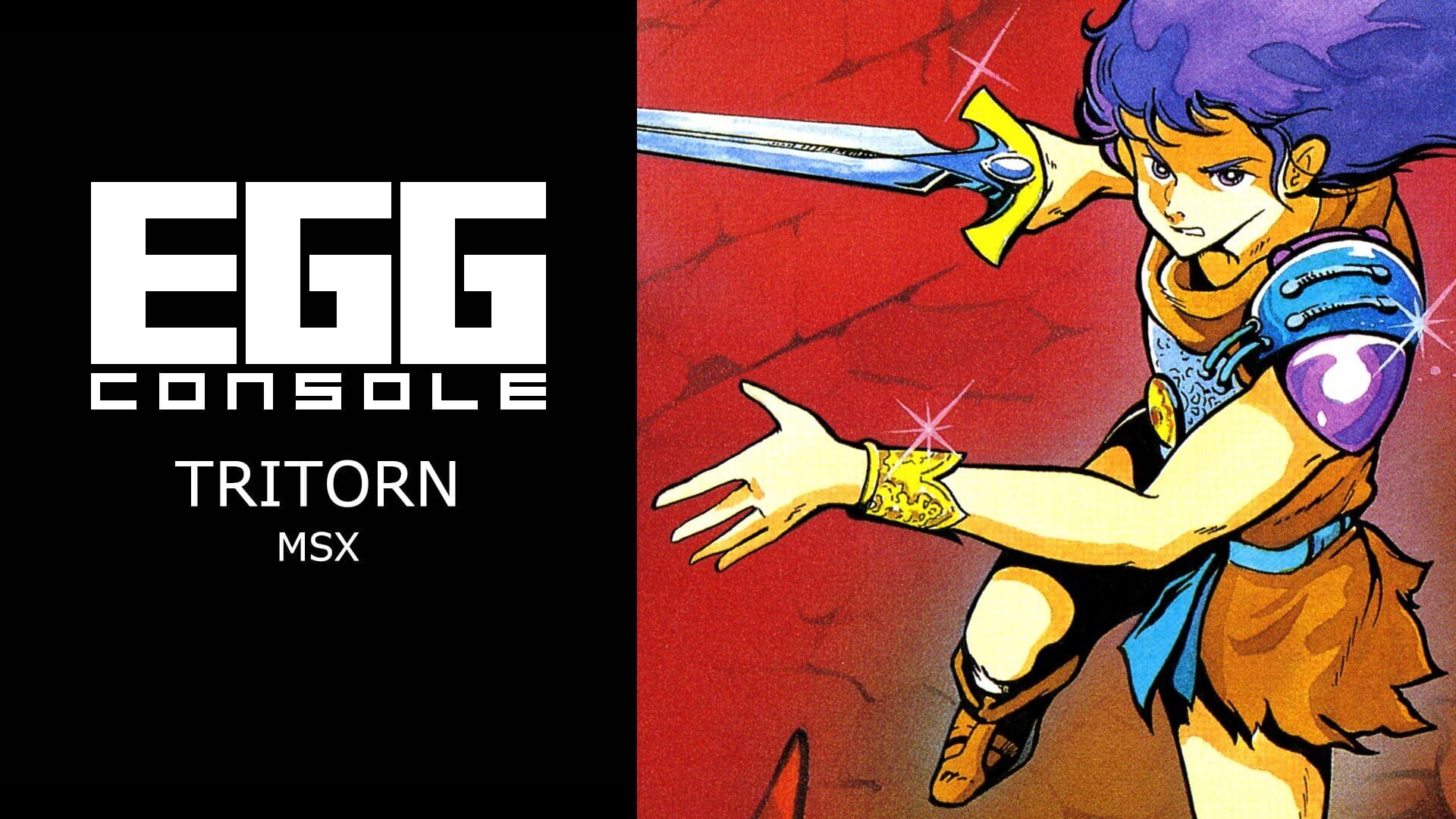 Eggconsole Tritorn MSX artwork