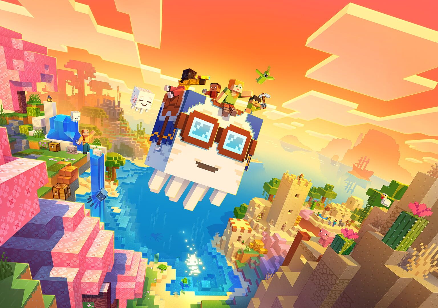 Minecraft: Chase the Skies artwork