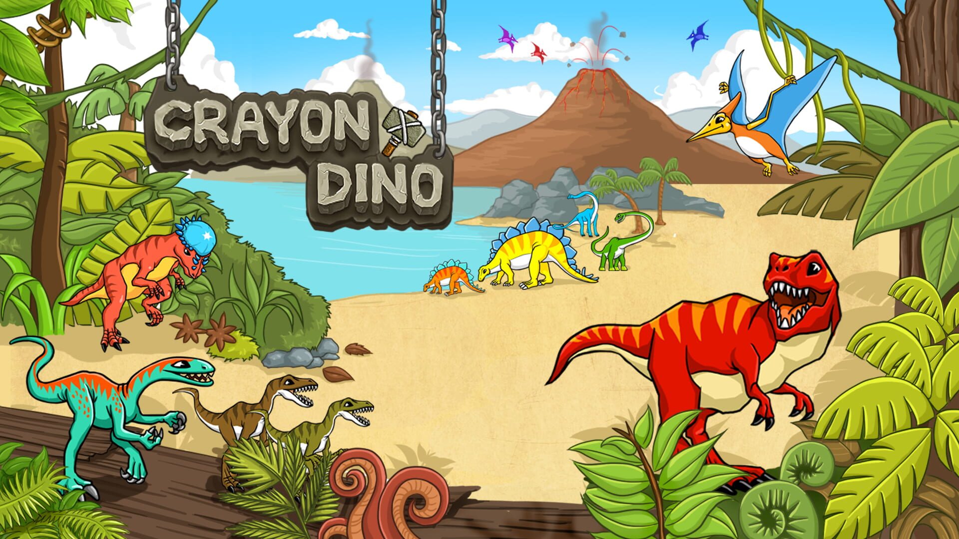Crayon Dino artwork
