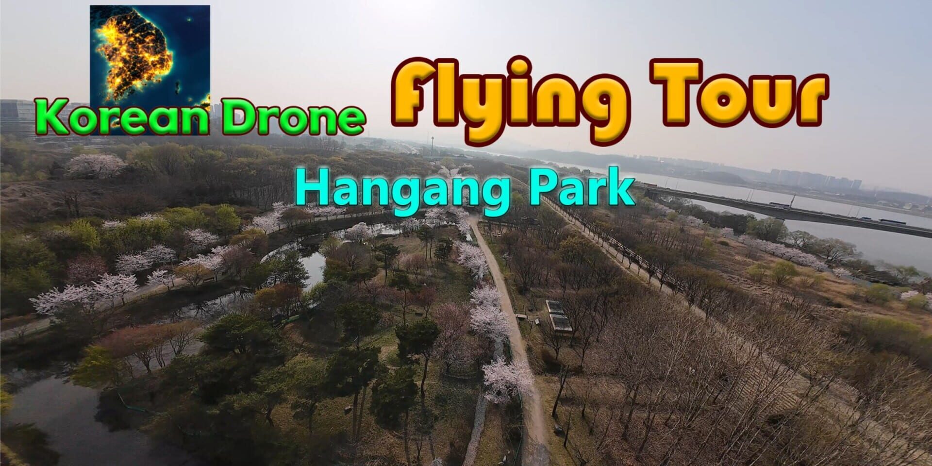 Korean Drone Flying Tour Hangang Park artwork
