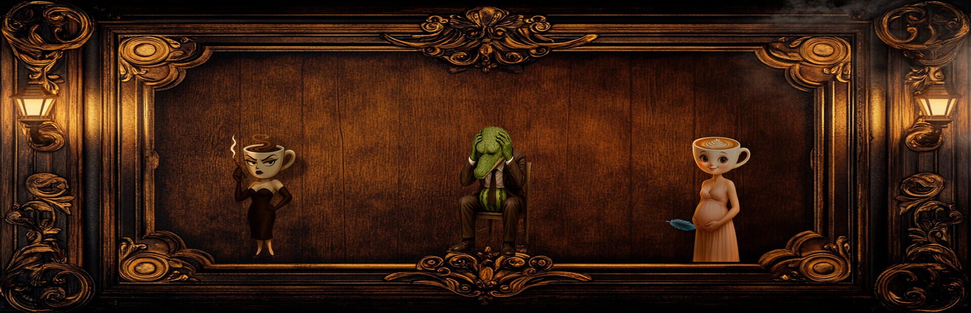 Artwork for Brainrot: Story of Glorbo Frutodrillo & Ballerino Cappuccino