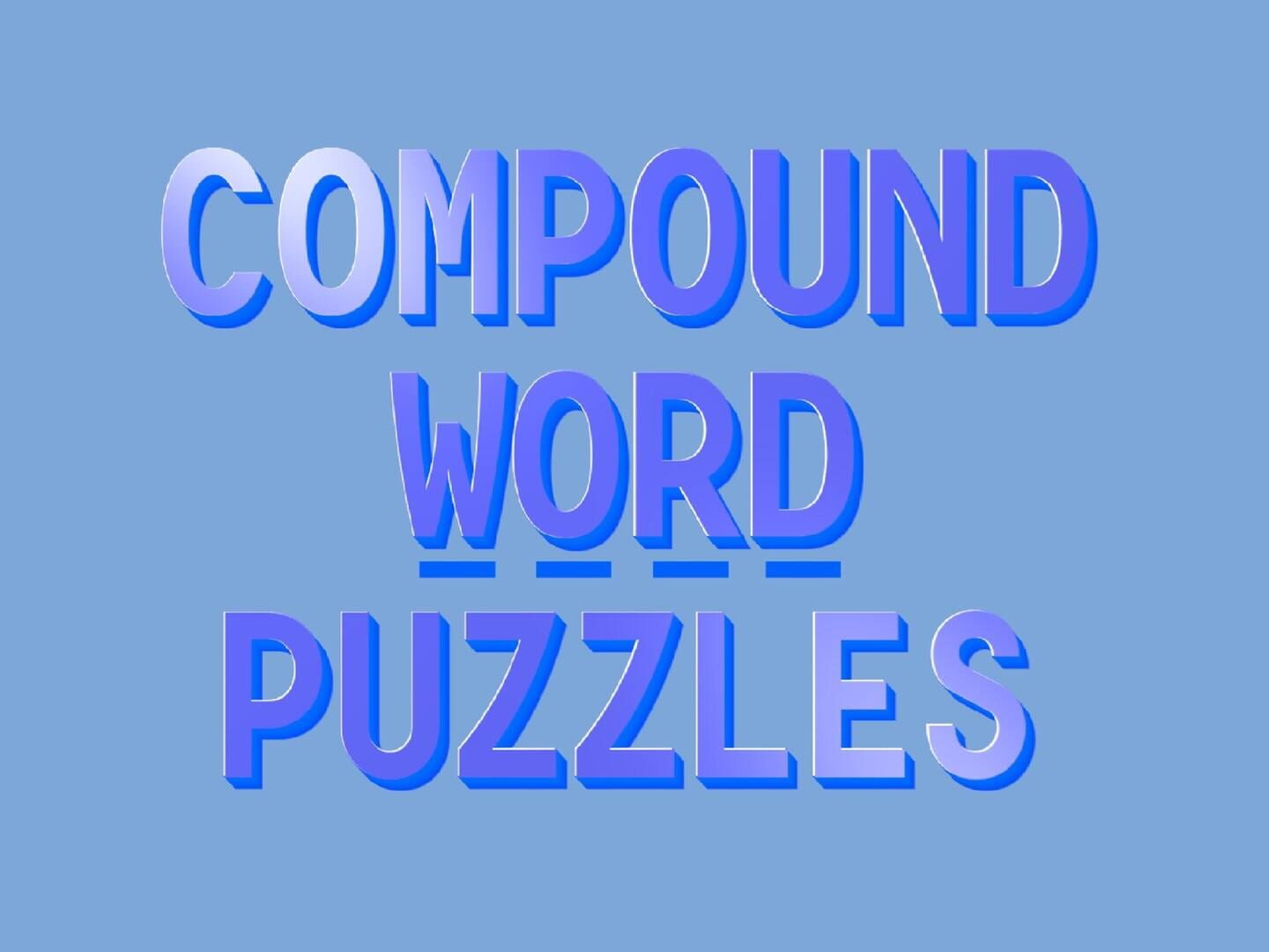 Artwork for Compound Word Puzzles