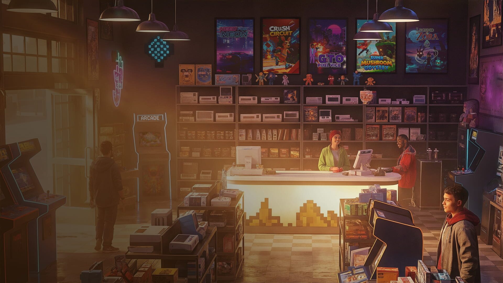 Retro Geek Shop Simulator artwork