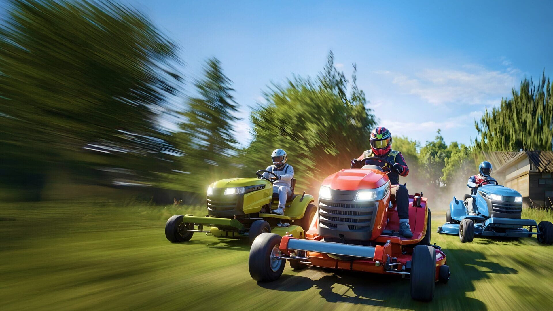 Artwork for Lawn Mower Racing