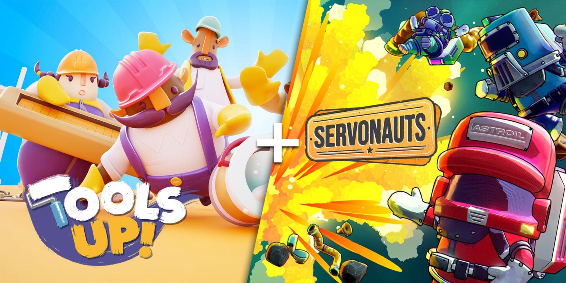 Tools Up! and Servonauts Bundle artwork
