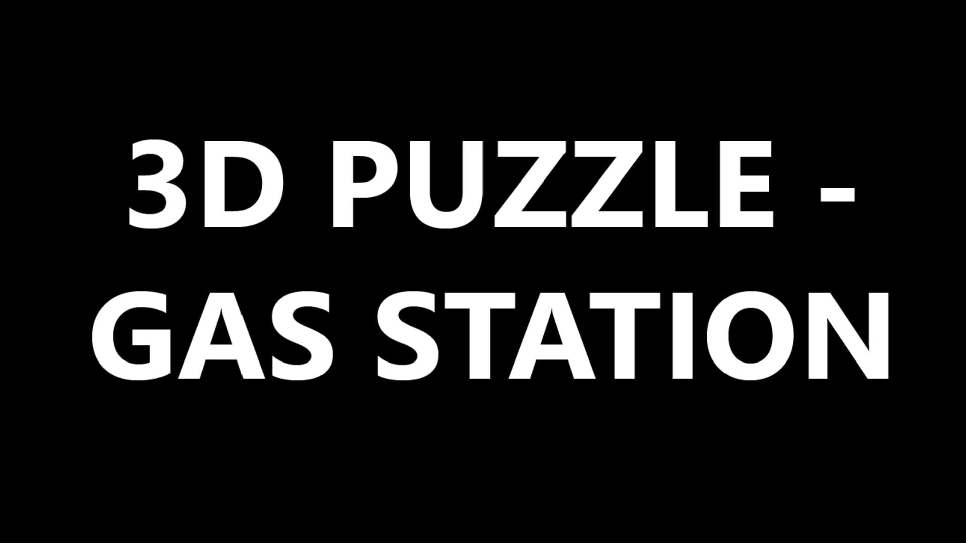 Artwork for 3D Puzzle: Gas Station