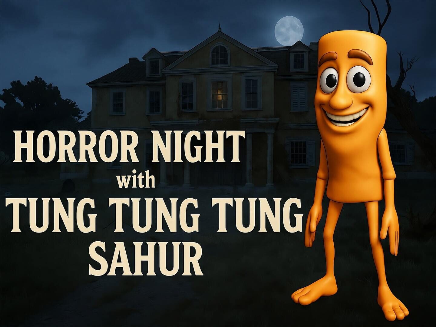 Horror Night with Tung Tung Tung Sahur artwork