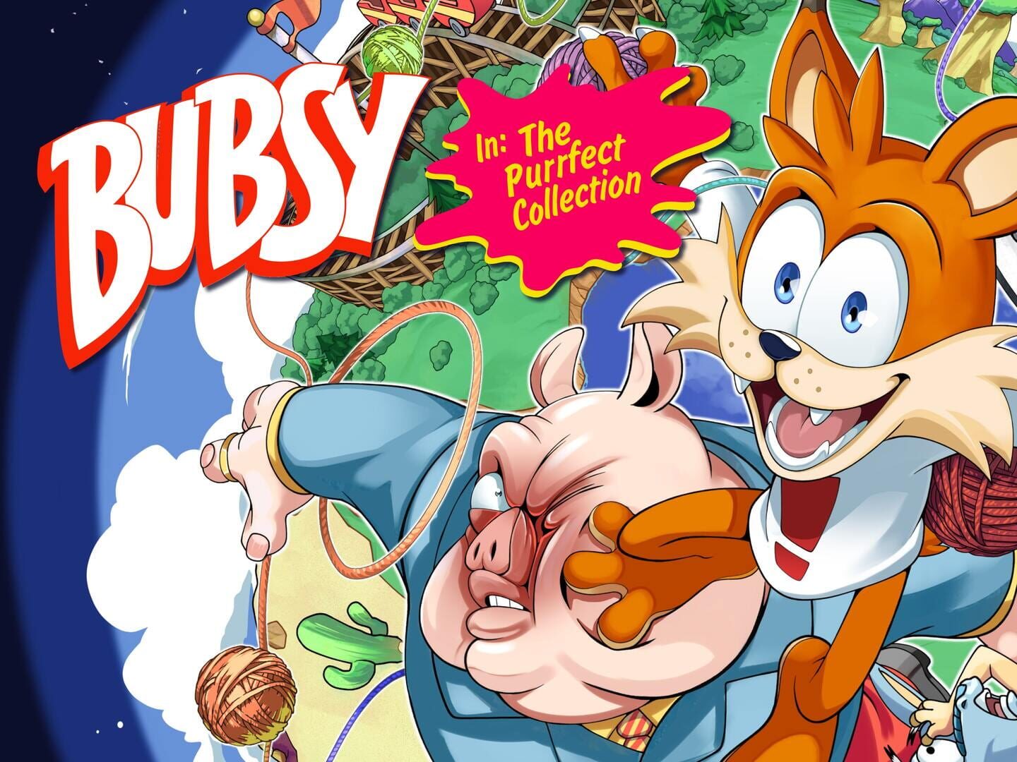 Bubsy in: the Purrfect Collection artwork