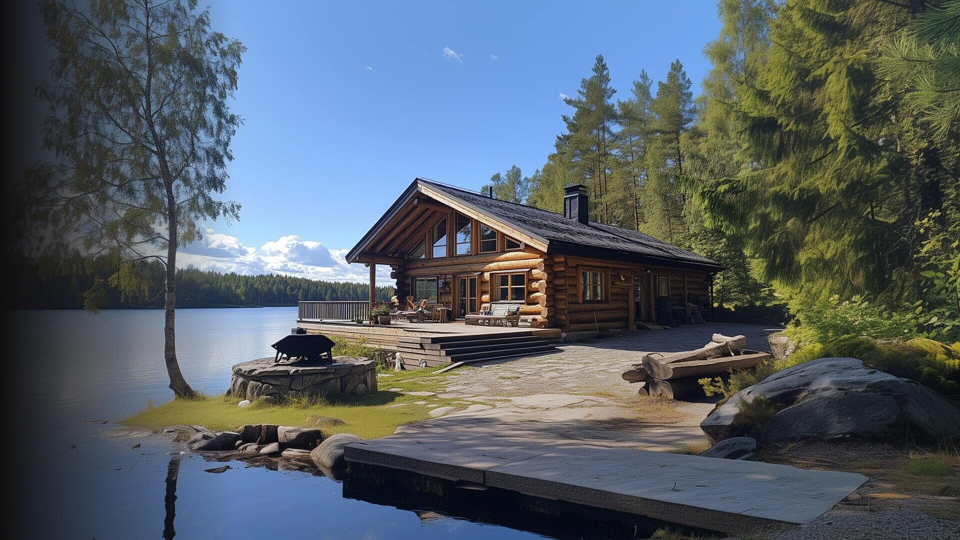 Scandinavian Cottage Survival Simulator artwork