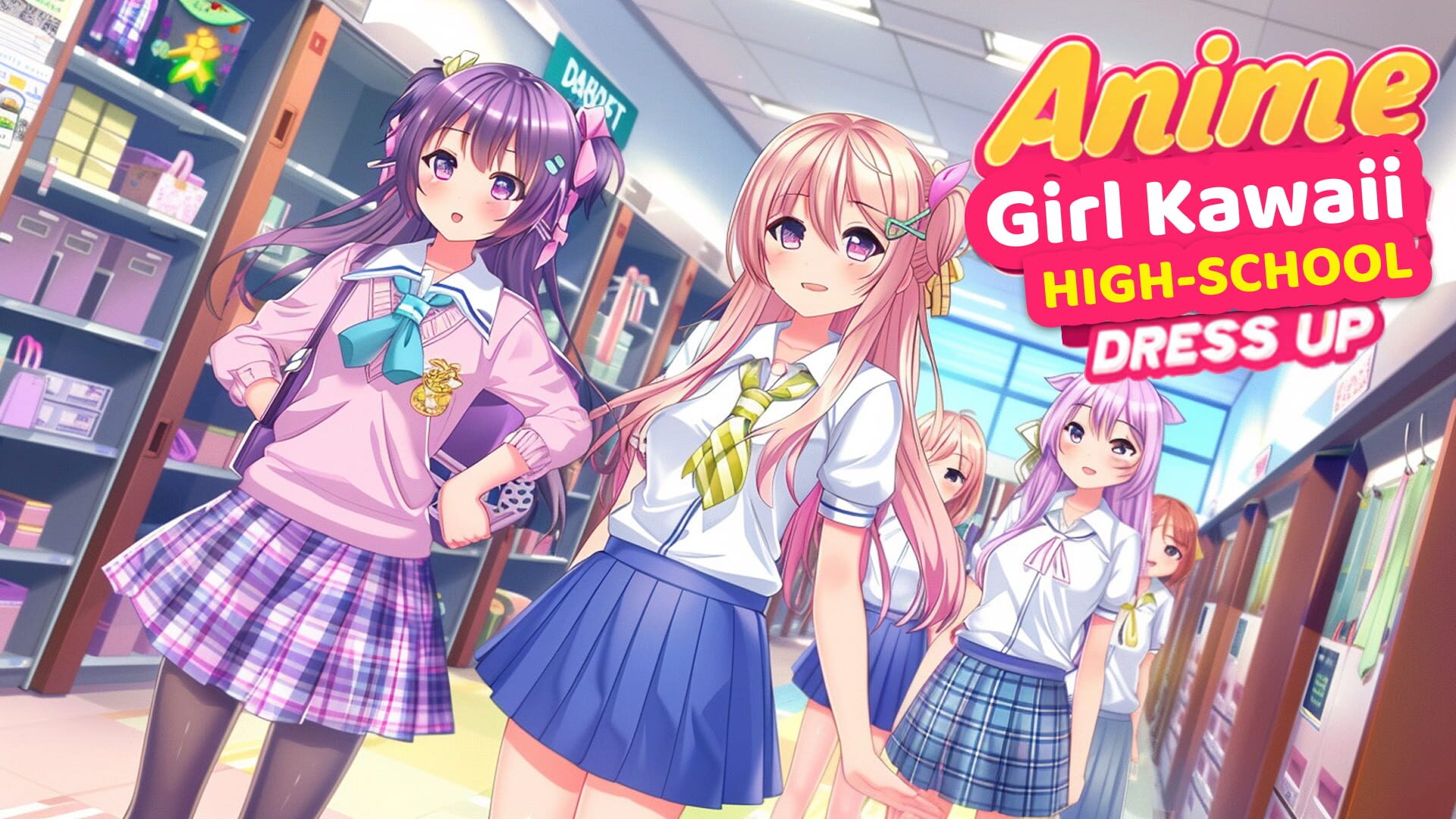 Artwork for Anime Girl Kawaii High School Dress Up