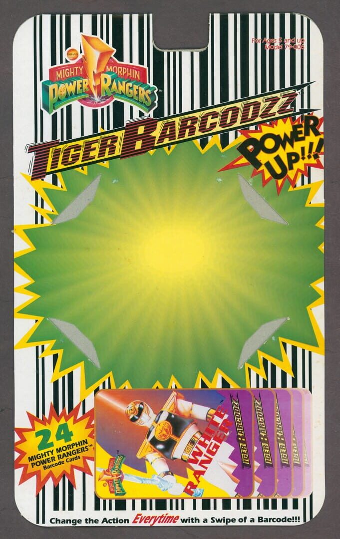 Mighty Morphin Power Rangers Tiger Barcodzz