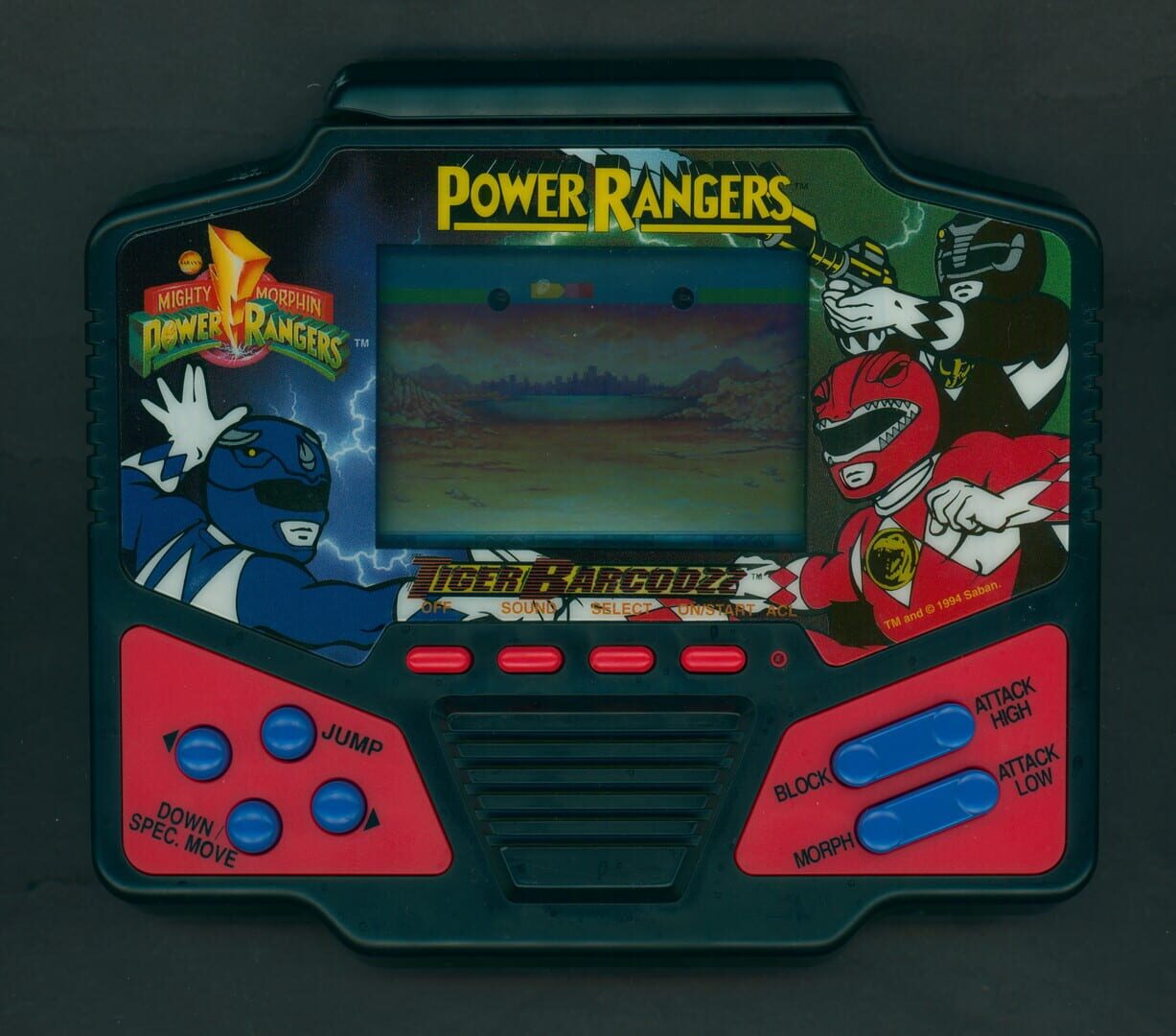 Mighty Morphin Power Rangers Tiger Barcodzz