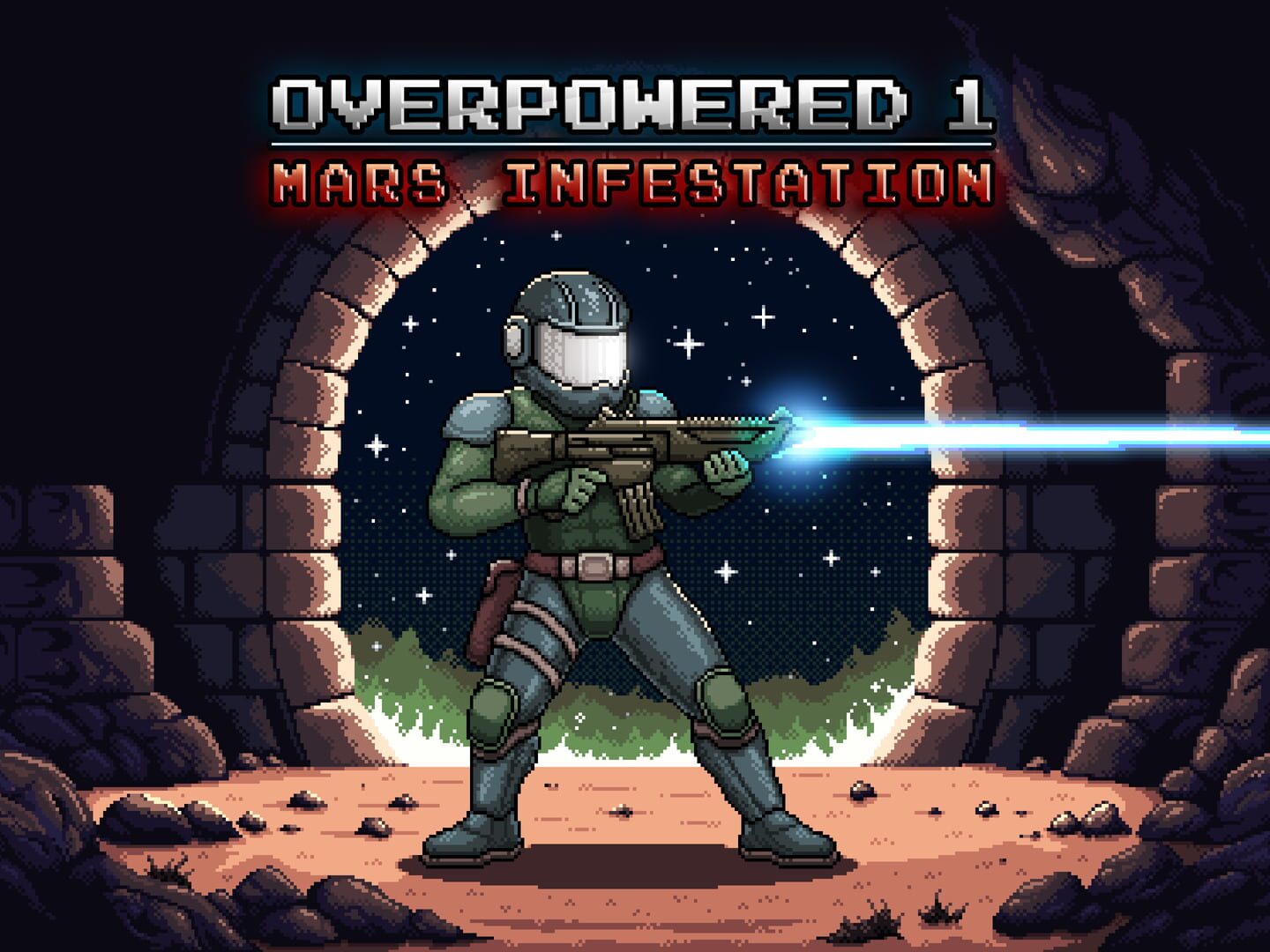 Overpowered 1: Mars Infestation artwork