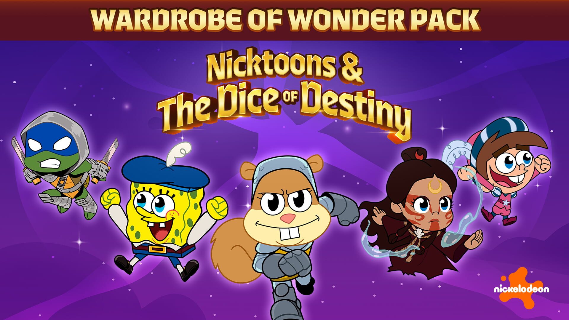 Nicktoons & The Dice of Destiny: Wardrobe of Wonder Pack artwork