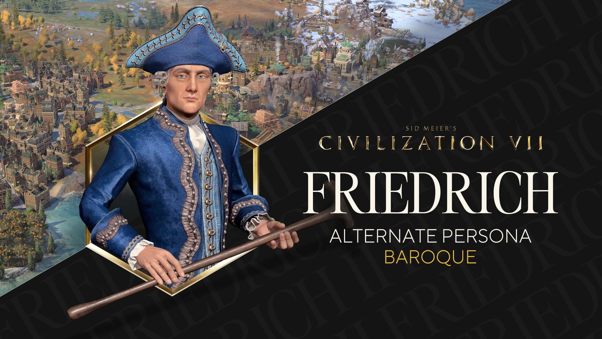 Sid Meier's Civilization VII: Friedrich (Baroque) Persona artwork