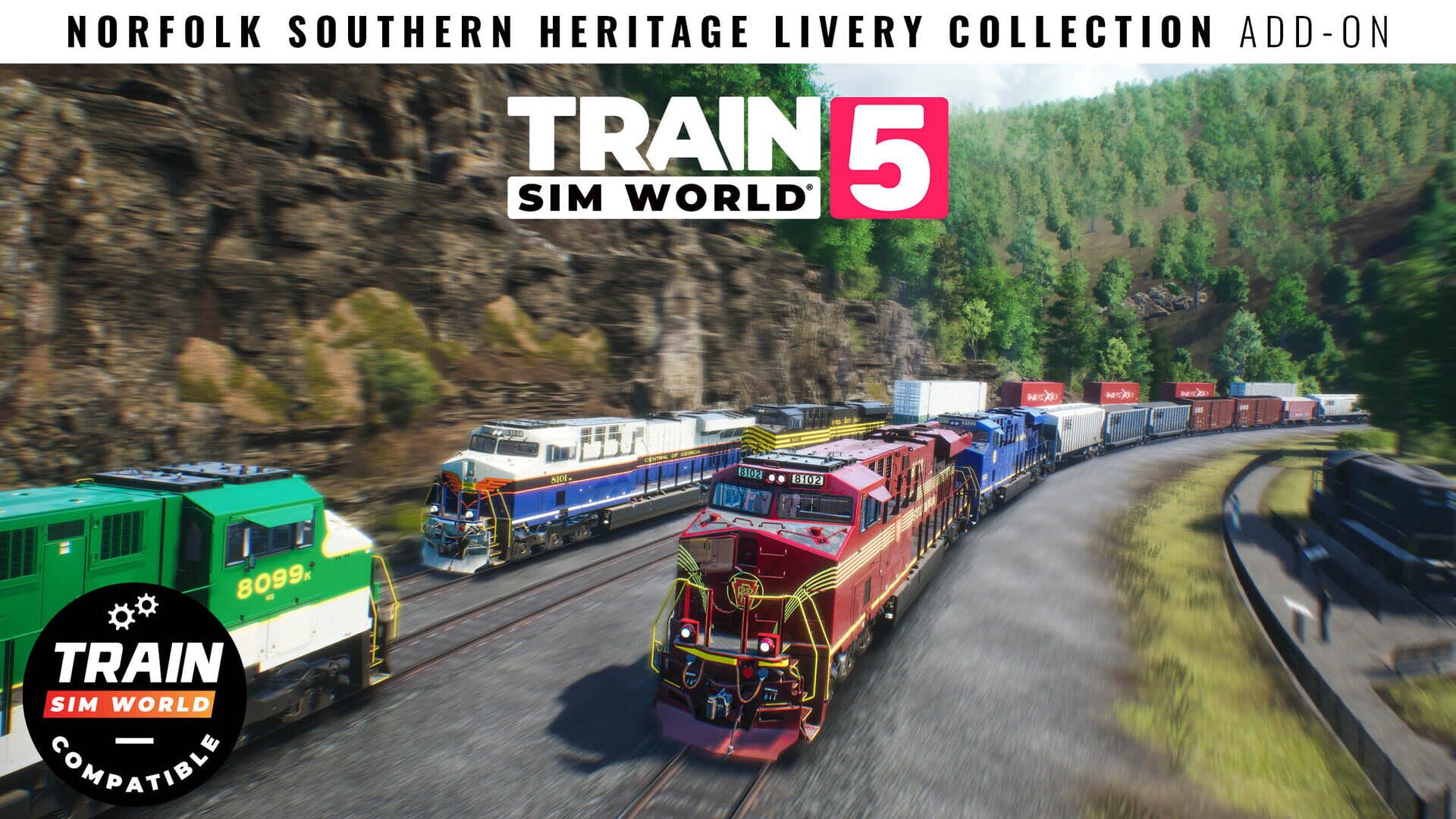 Train Sim World 5: Norfolk Southern Heritage Livery Collection Add-On