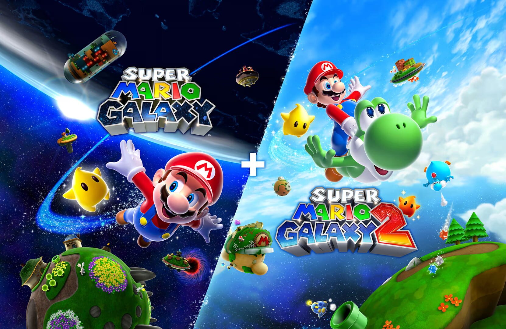 Super Mario Galaxy + Super Mario Galaxy 2 artwork