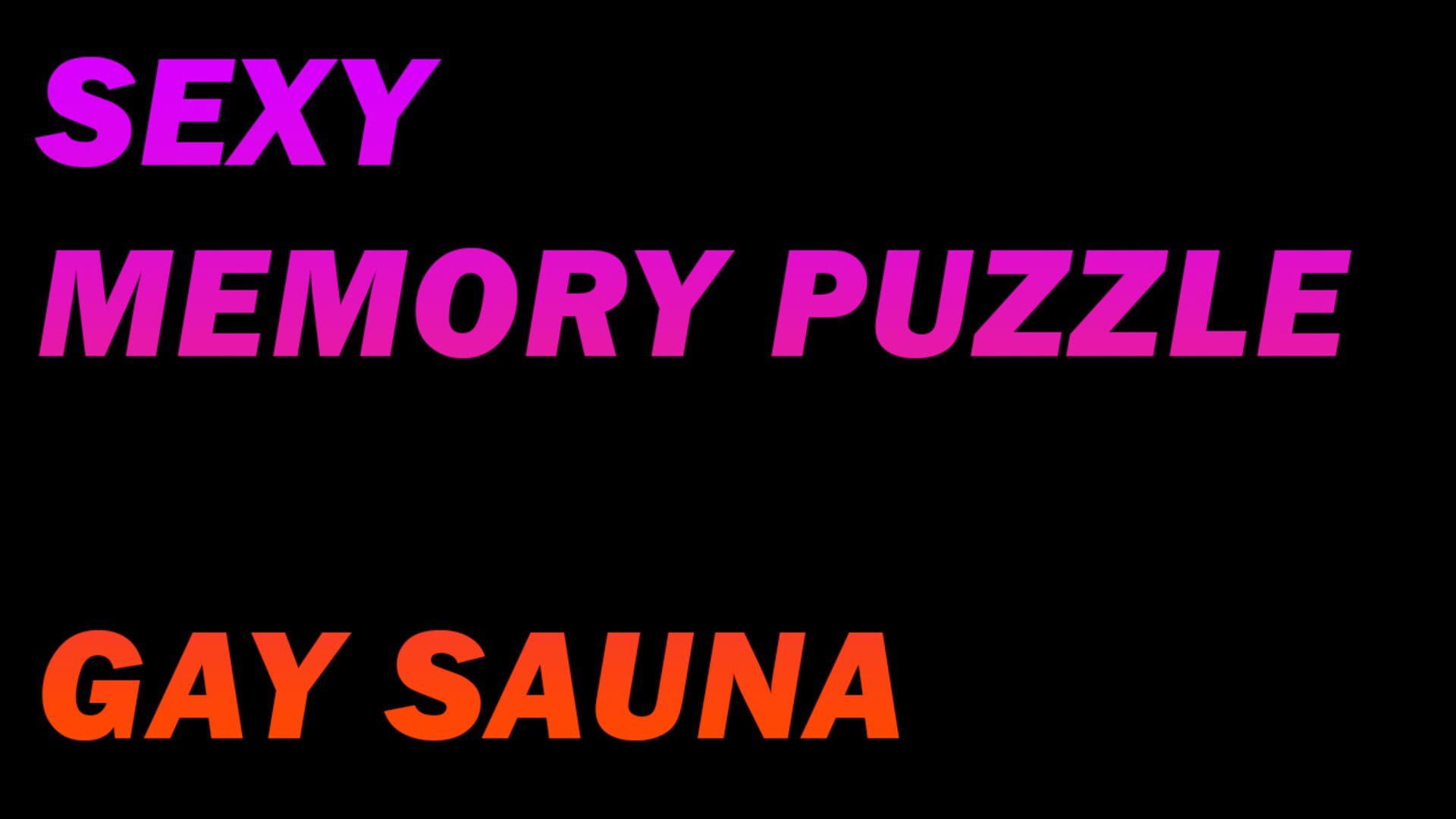 Sexy Memory Puzzle: Gay Sauna