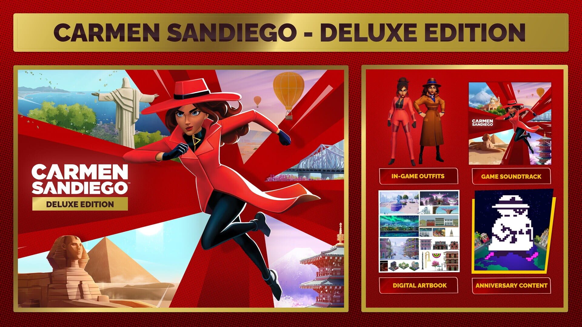 Carmen Sandiego: Deluxe Edition artwork