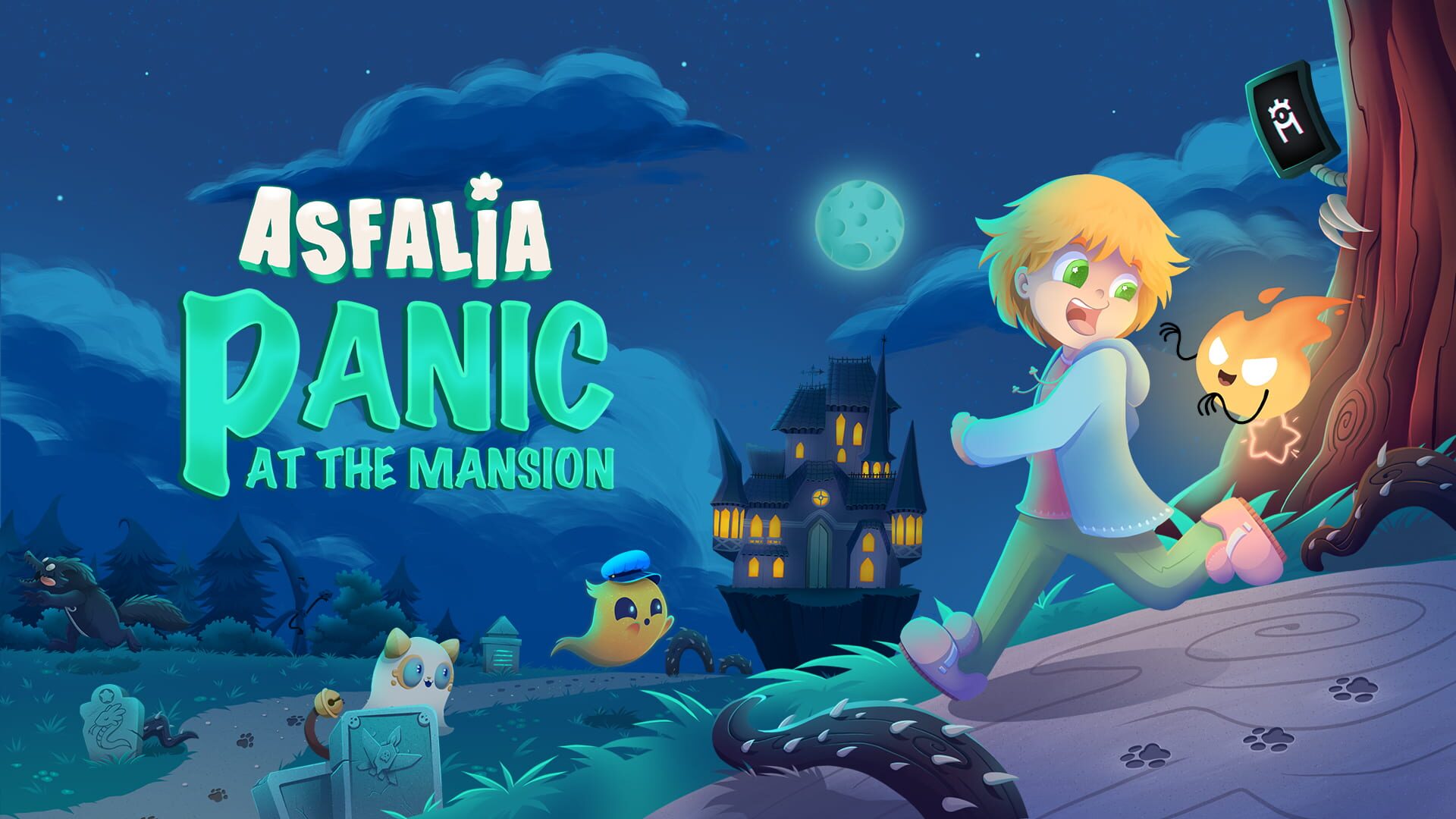 Asfalia: Panic at the Mansion artwork