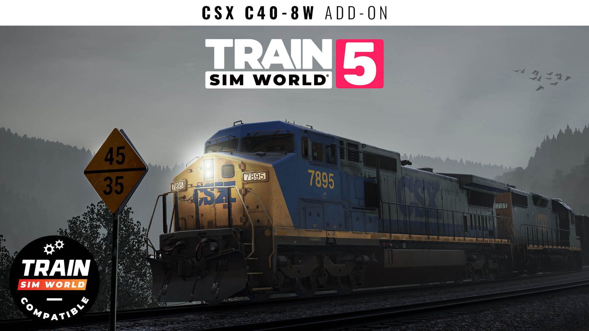 Train Sim World 5: CSX C40-8W Loco Add-On