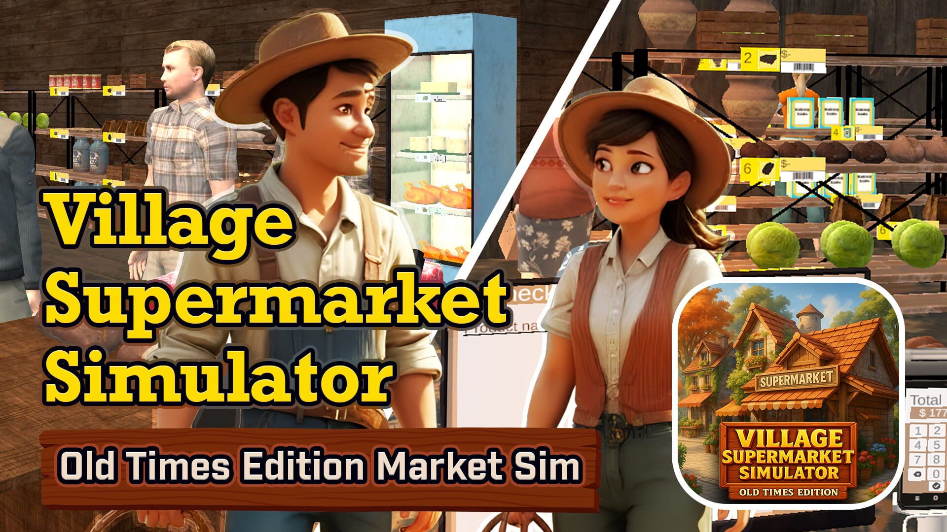 Artwork for Village Supermarket Simulator: Old Times Edition