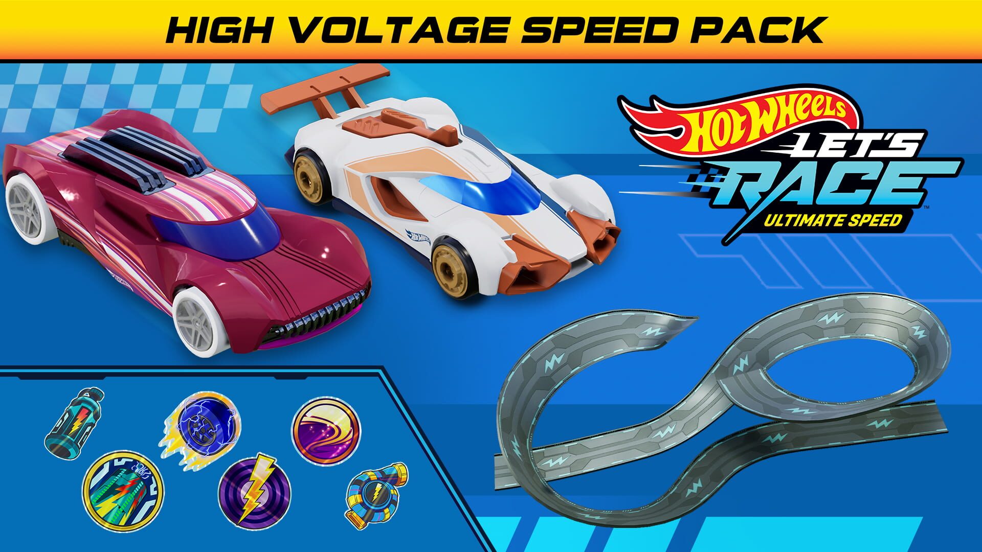 Hot Wheels Let's Race: Ultimate Speed - High Voltage Speed Pack artwork