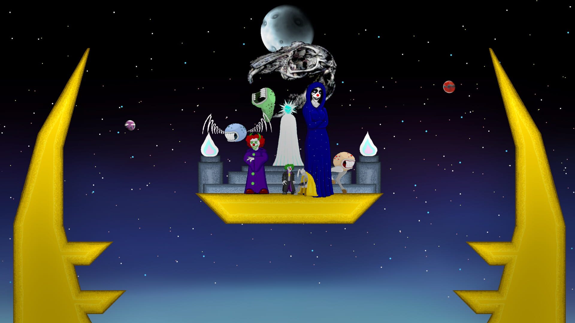 Curtains The Clown artwork