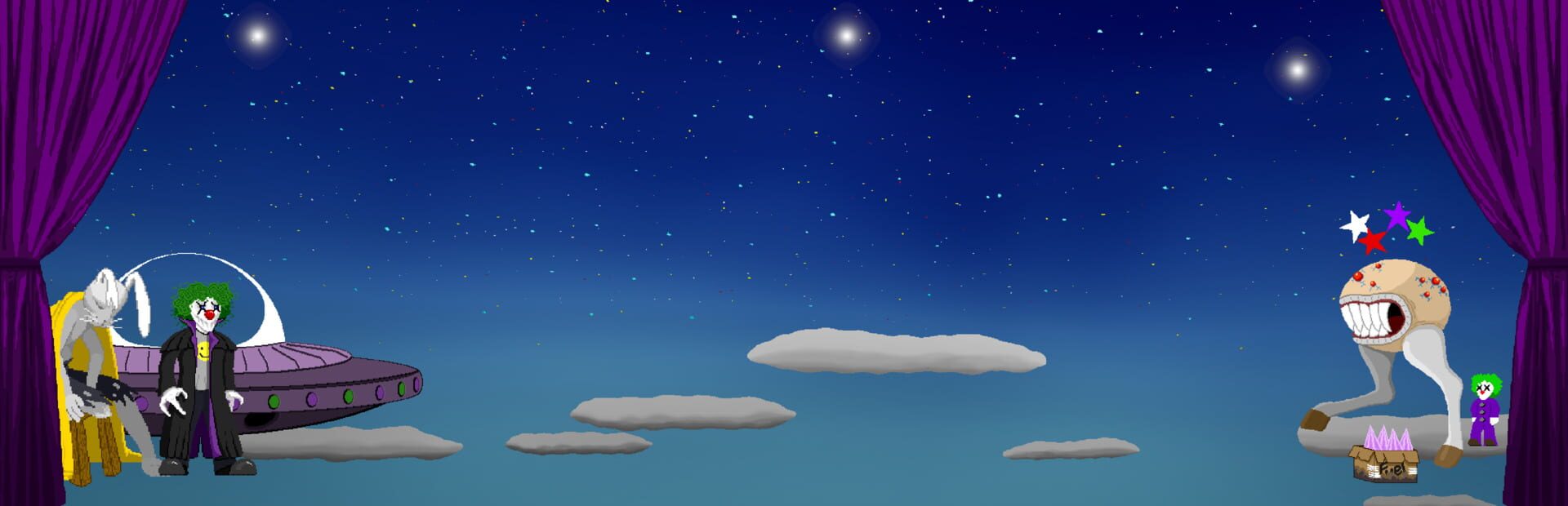 Curtains The Clown artwork