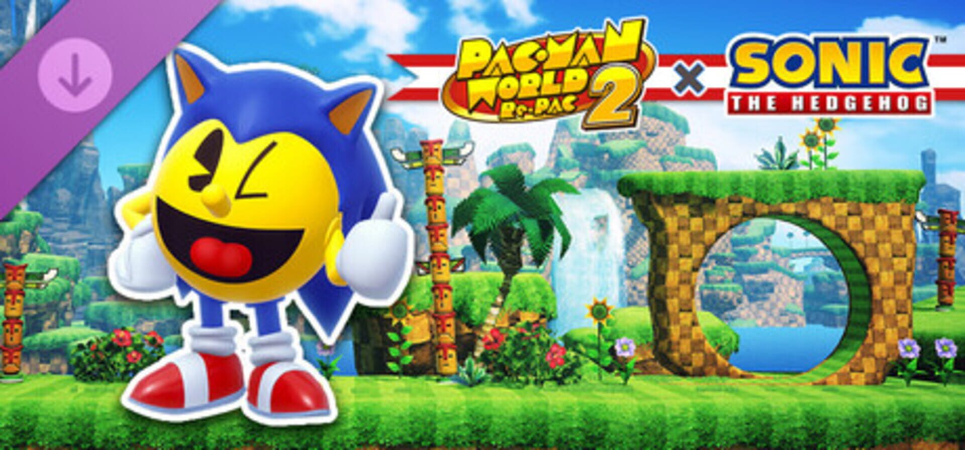 Pac-Man World 2 Re-Pac x Sonic the Hedgehog artwork