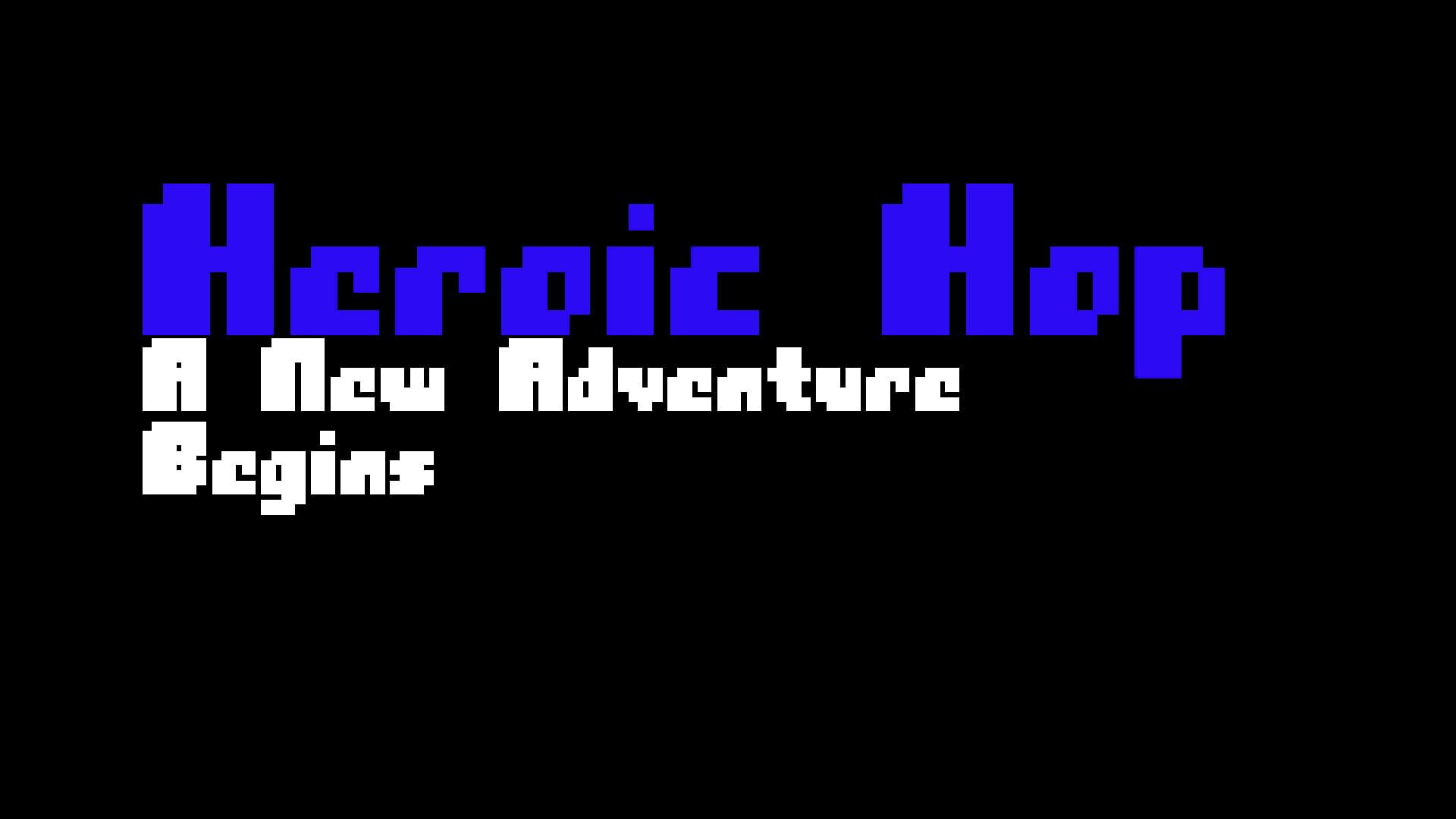 Heroic Hop: A New Adventure Begins artwork
