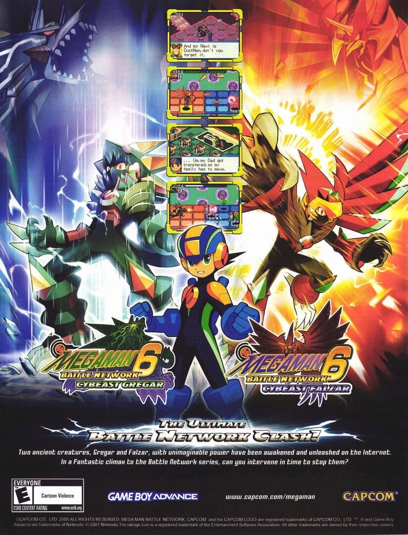 Mega Man Battle Network 6: Cybeast Gregar artwork