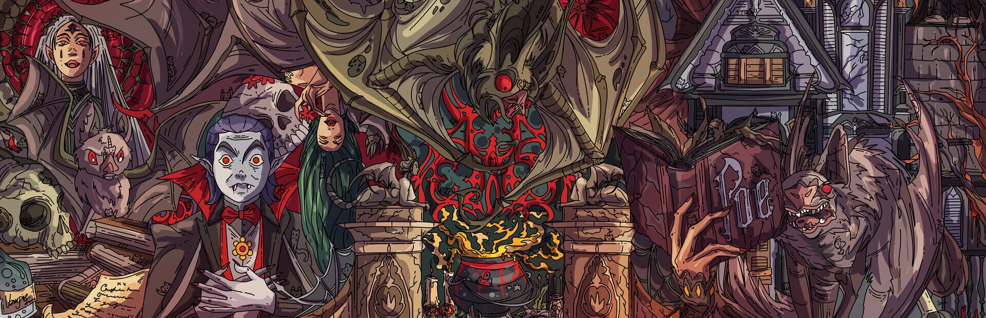 100 Vampire Cats artwork