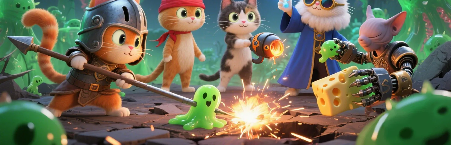 Cat vs. Slime
