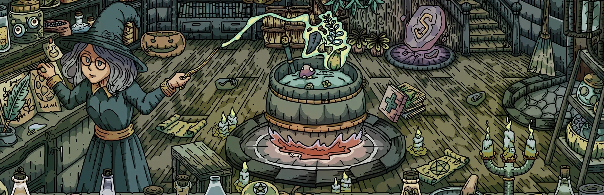 100 Witch Cats