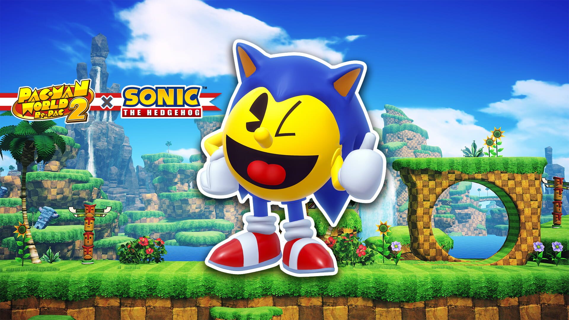Pac-Man World 2 Re-Pac x Sonic the Hedgehog artwork