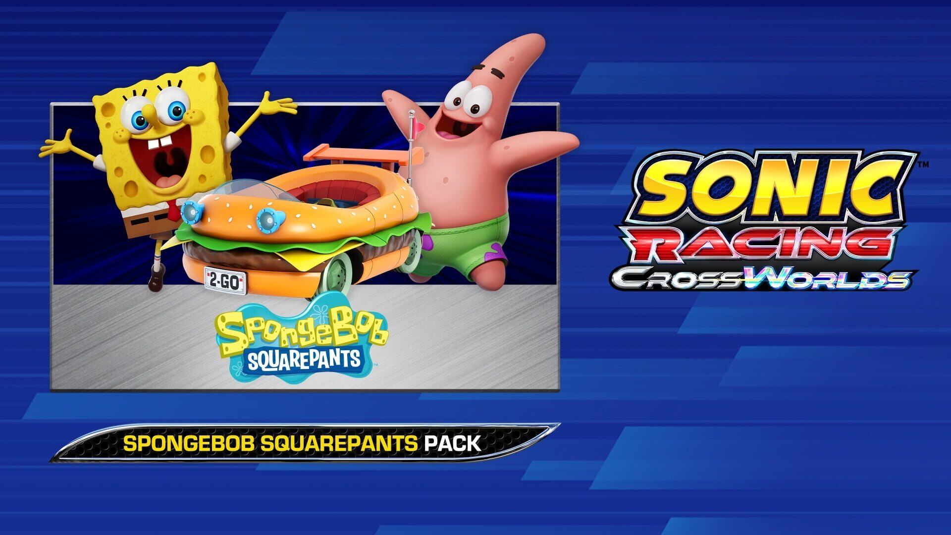 Sonic Racing: CrossWorlds - SpongeBob SquarePants Pack artwork
