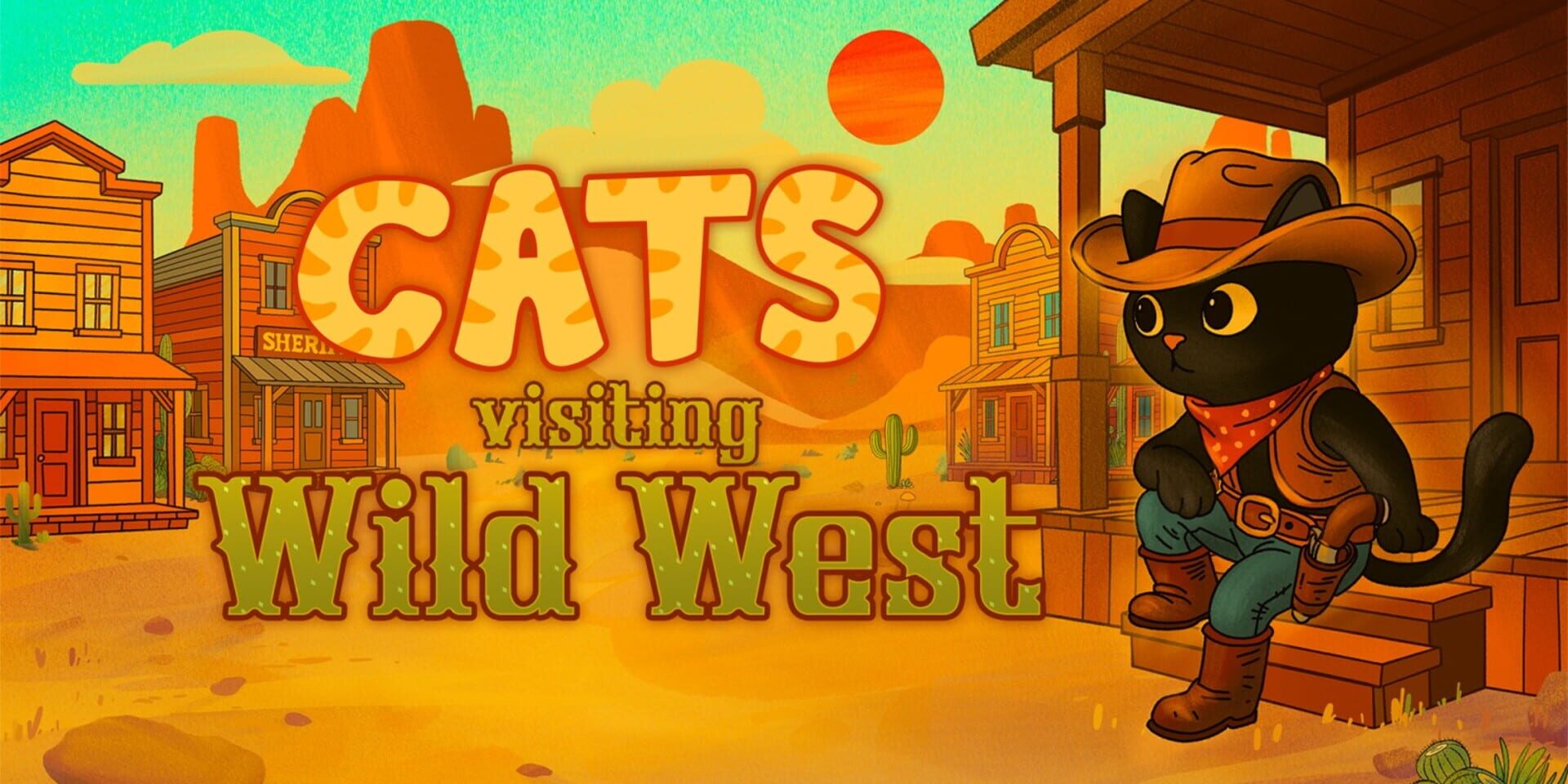 Cats Visiting Wild West artwork