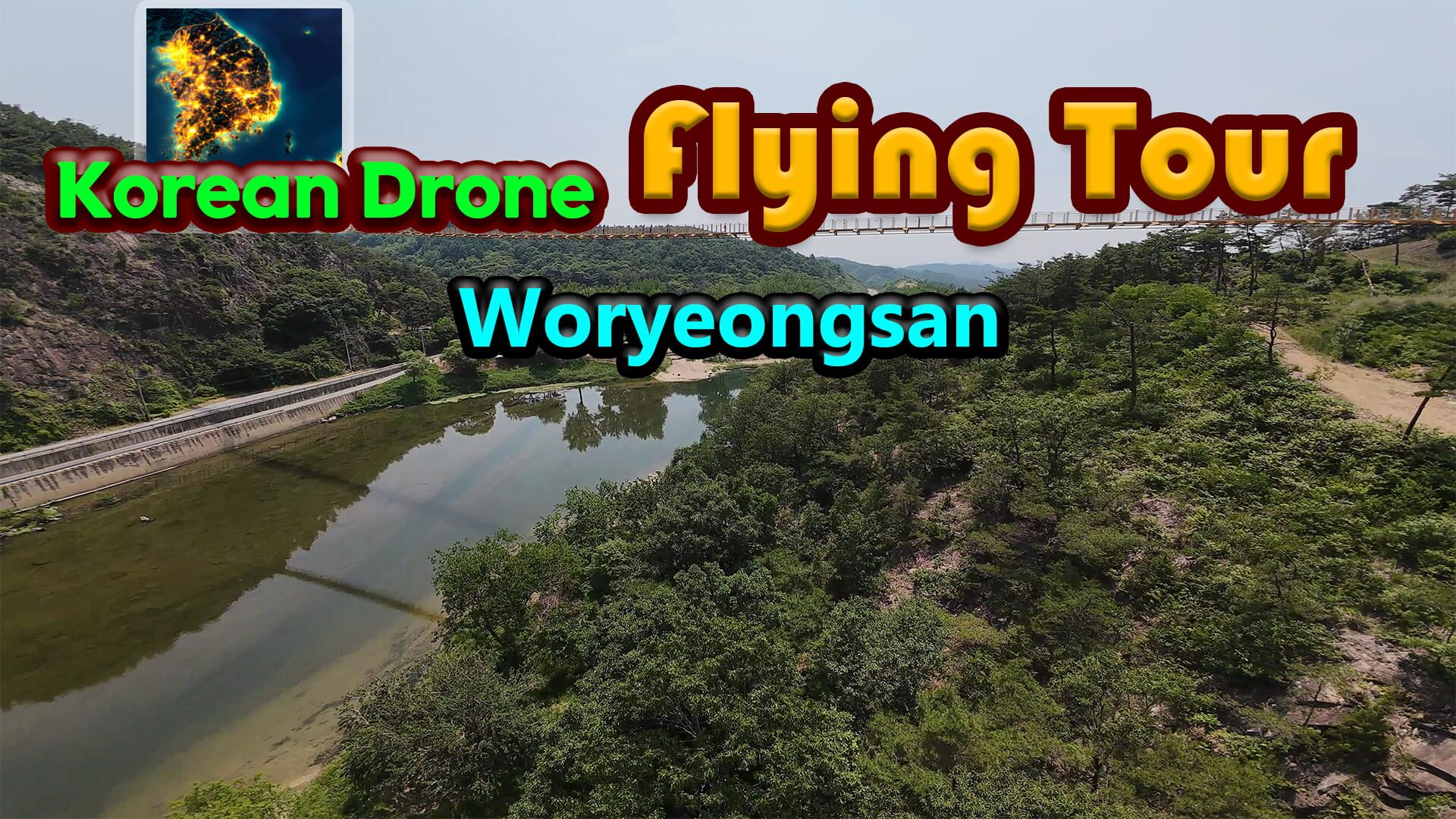 Korean Drone Flying Tour Woryeongsan artwork