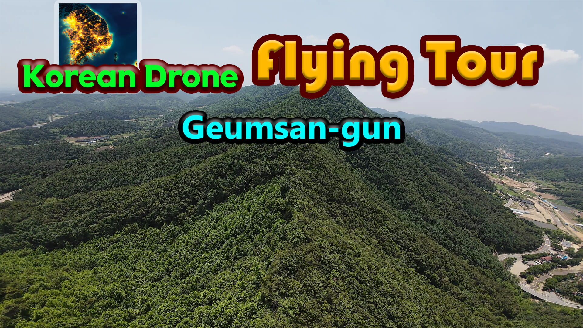 Korean Drone Flying Tour Geumsan-gun artwork