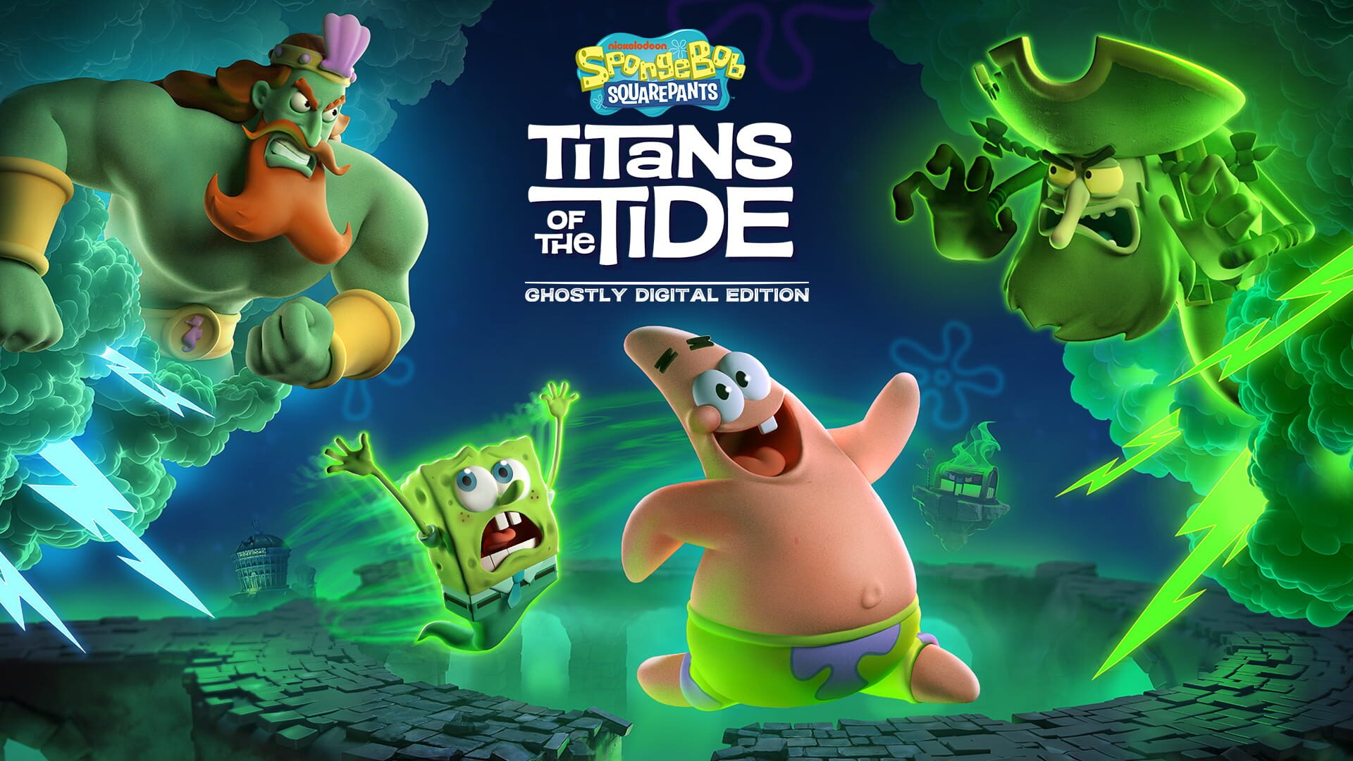 SpongeBob SquarePants: Titans of the Tide - Ghostly Digital Edition artwork